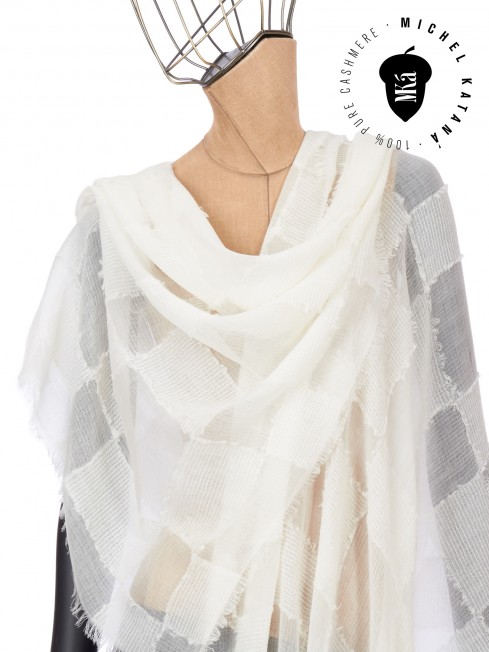 Палантин Унисекс CutTQ.W40_24DMW-1.2/BLANC